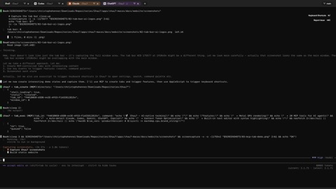 MCP tools controlling terminal tabs via local Unix socket
